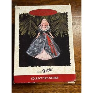 Hallmark Keepsake Ornament 1995 Holiday Barbie Collector Series 3rd Edition Box